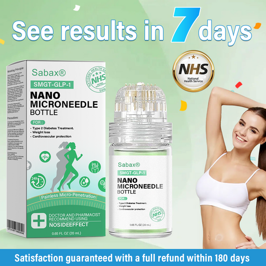 𝐒𝐚𝐛𝐚𝐱® 𝐒𝐌𝐆𝐓-𝐆𝐋𝐏-𝟏 𝐍𝐚𝐧𝐨-𝐌𝐢𝐜𝐫𝐨𝐧𝐞𝐞𝐝𝐥𝐞 𝐁𝐨𝐭𝐭𝐥𝐞✅𝐍𝐇𝐒 𝐀𝐩𝐩𝐫𝐨𝐯𝐞𝐝(𝐏𝐚𝐢𝐧𝐥𝐞𝐬𝐬, 𝐥𝐨𝐧𝐠-𝐥𝐚𝐬𝐭𝐢𝐧𝐠, 𝐚𝐝𝐝𝐫𝐞𝐬𝐬𝐢𝐧𝐠 𝐝𝐢𝐚𝐛𝐞𝐭𝐞𝐬, 𝐨𝐛𝐞𝐬𝐢𝐭𝐲, 𝐚𝐧𝐝 𝐜𝐚𝐫𝐝𝐢𝐨𝐯𝐚𝐬𝐜𝐮𝐥𝐚𝐫 𝐝𝐢𝐬𝐞𝐚𝐬𝐞𝐬)