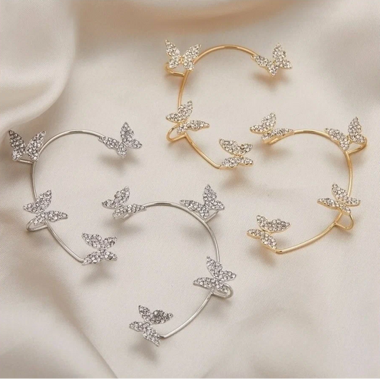 ✨Butterfly Ear Cuff Earring｜(Sliver/Gold)